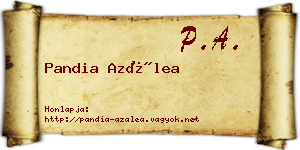 Pandia Azálea névjegykártya